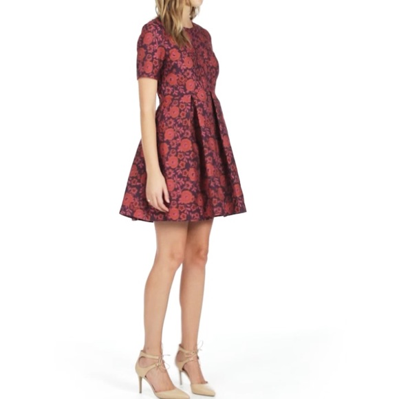 Juicy Couture Maramures Floral Jacquard Dress